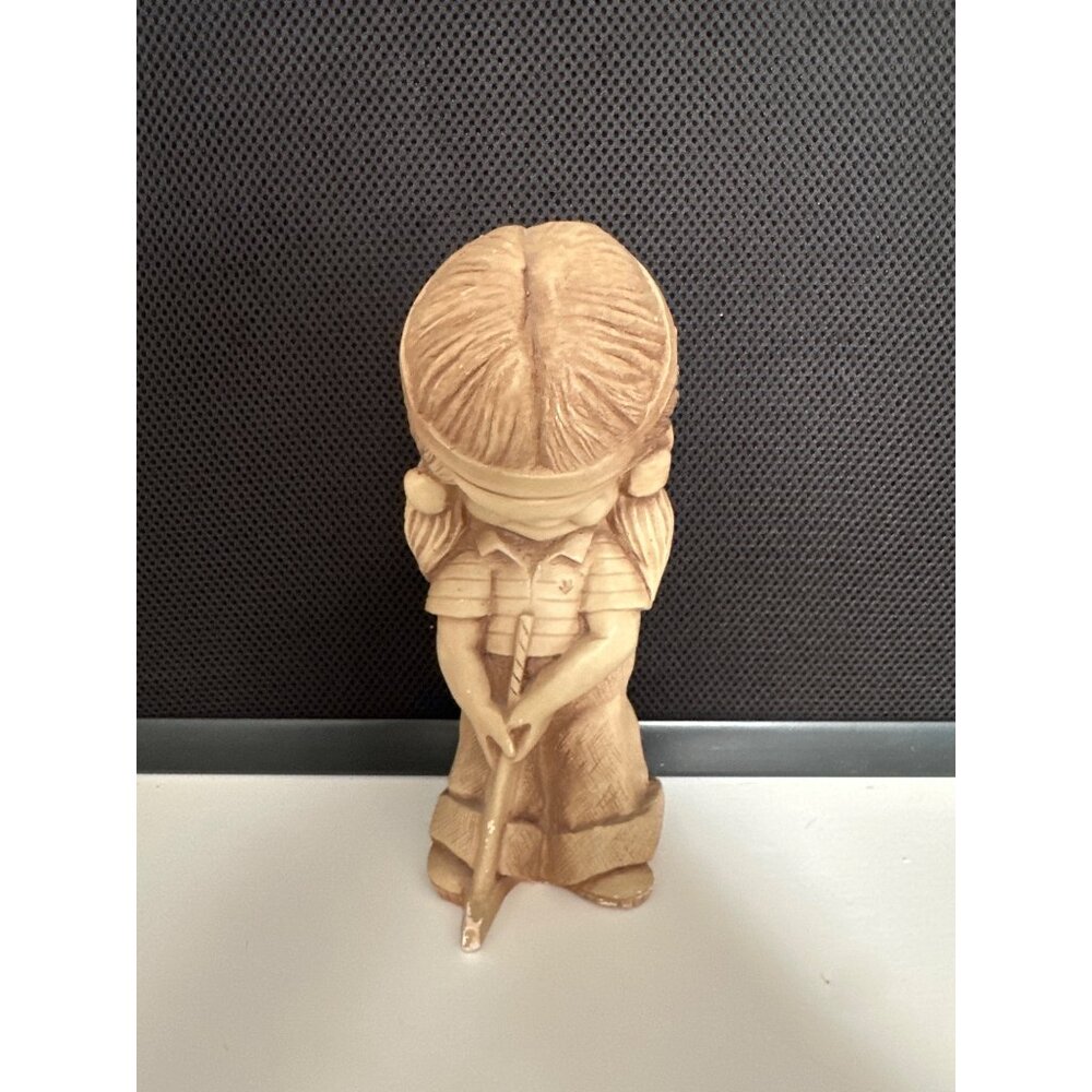 Vintage "Putt-Putt" Golfer Girl Figurine By Mack